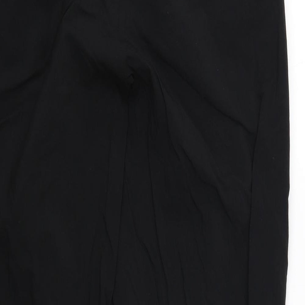 COLLUSION Womens Black Trousers Size 10 L28 in