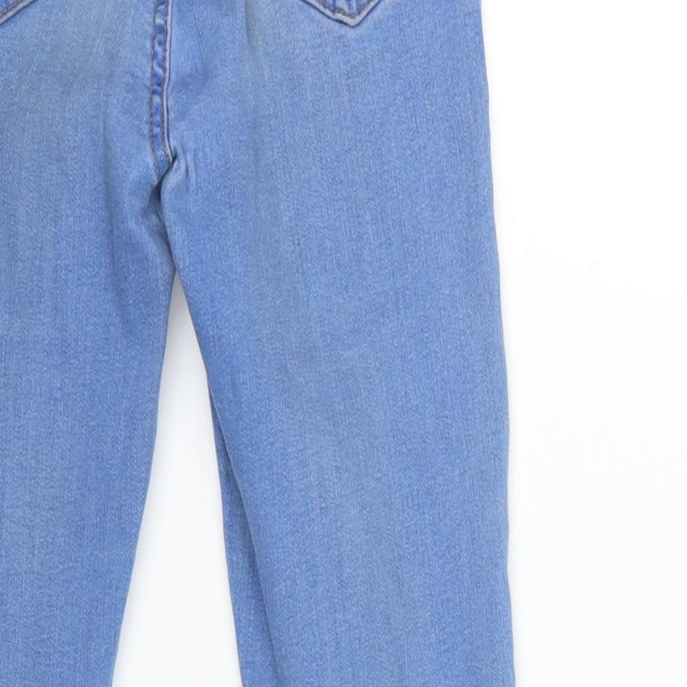 Denim & Co. Womens Blue Denim Skinny Jeans Size 6 L26 in