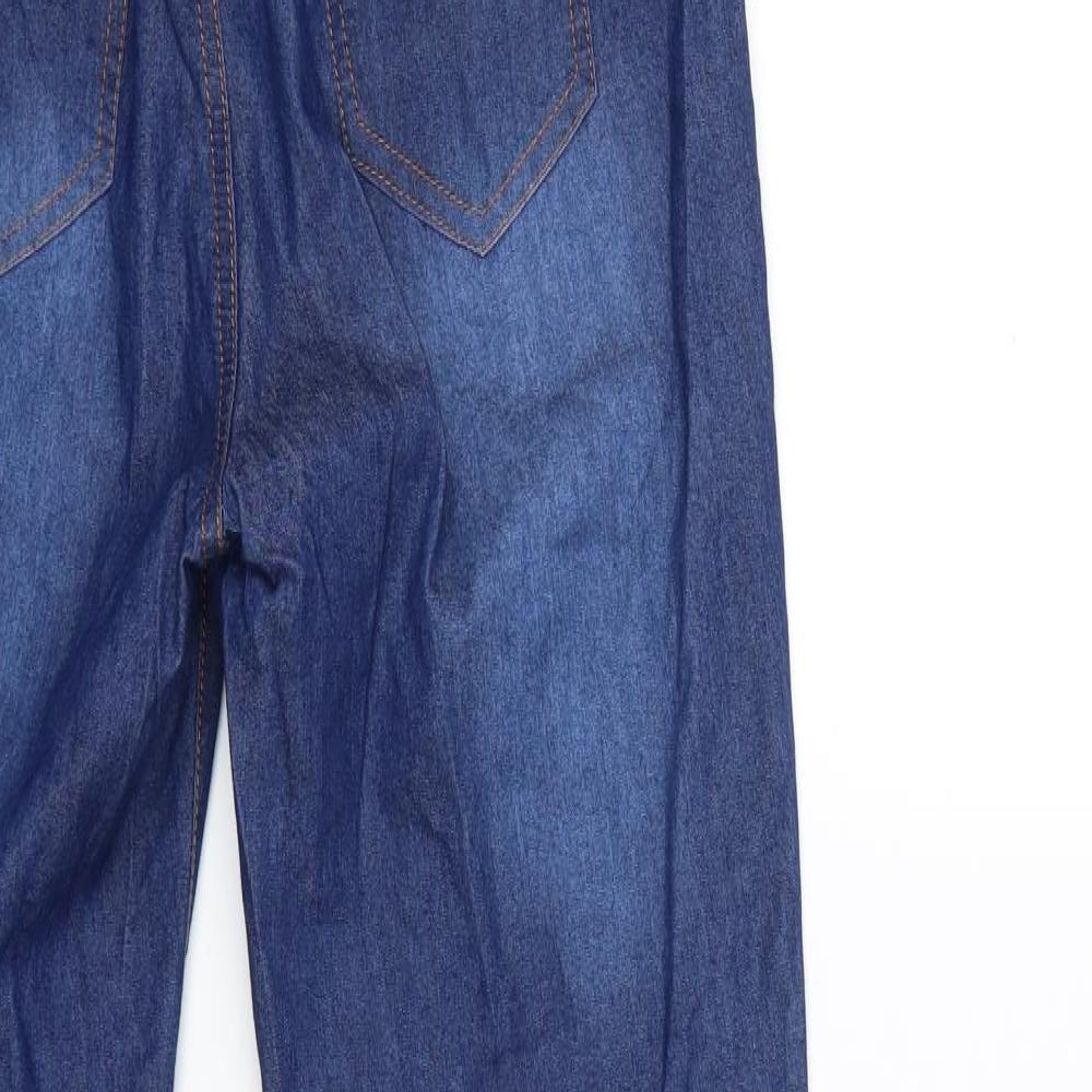 Preworn Mens Blue Denim Tapered Jeans Size 28 in L28 in