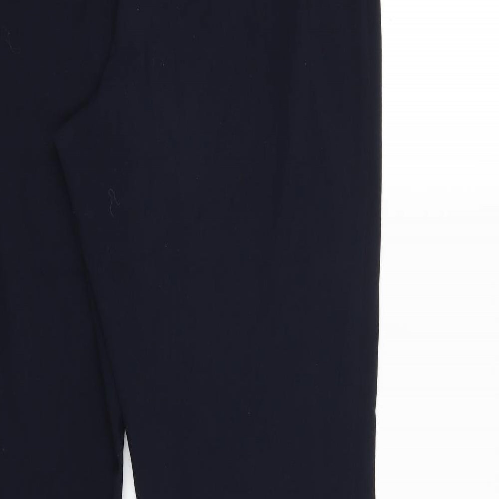 Marks and Spencer Womens Blue Trousers Size 12 L26 in