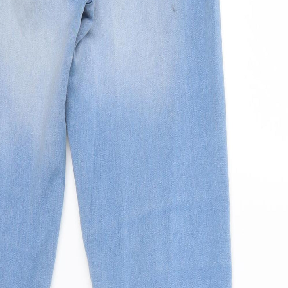 Denim & Co. Womens Blue Denim Skinny Jeans Size 10 L32 in