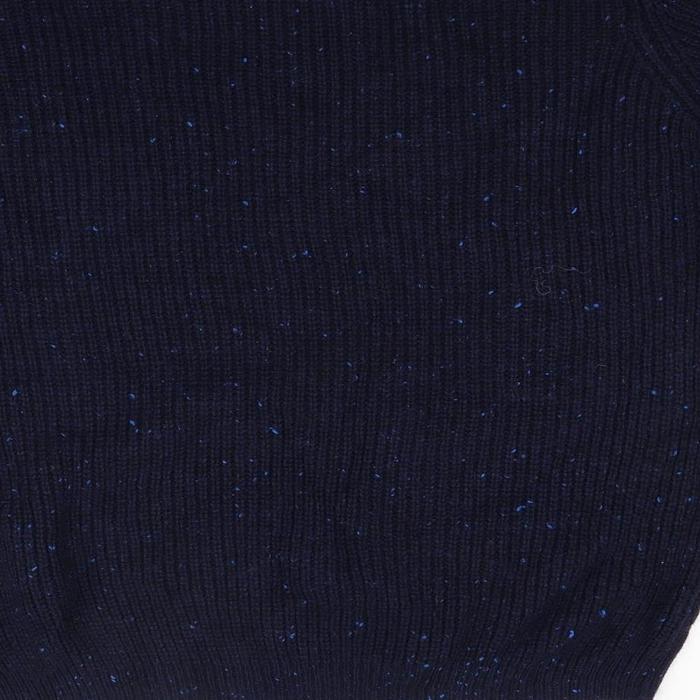Buton Mens Blue Knit Pullover Jumper Size XL
