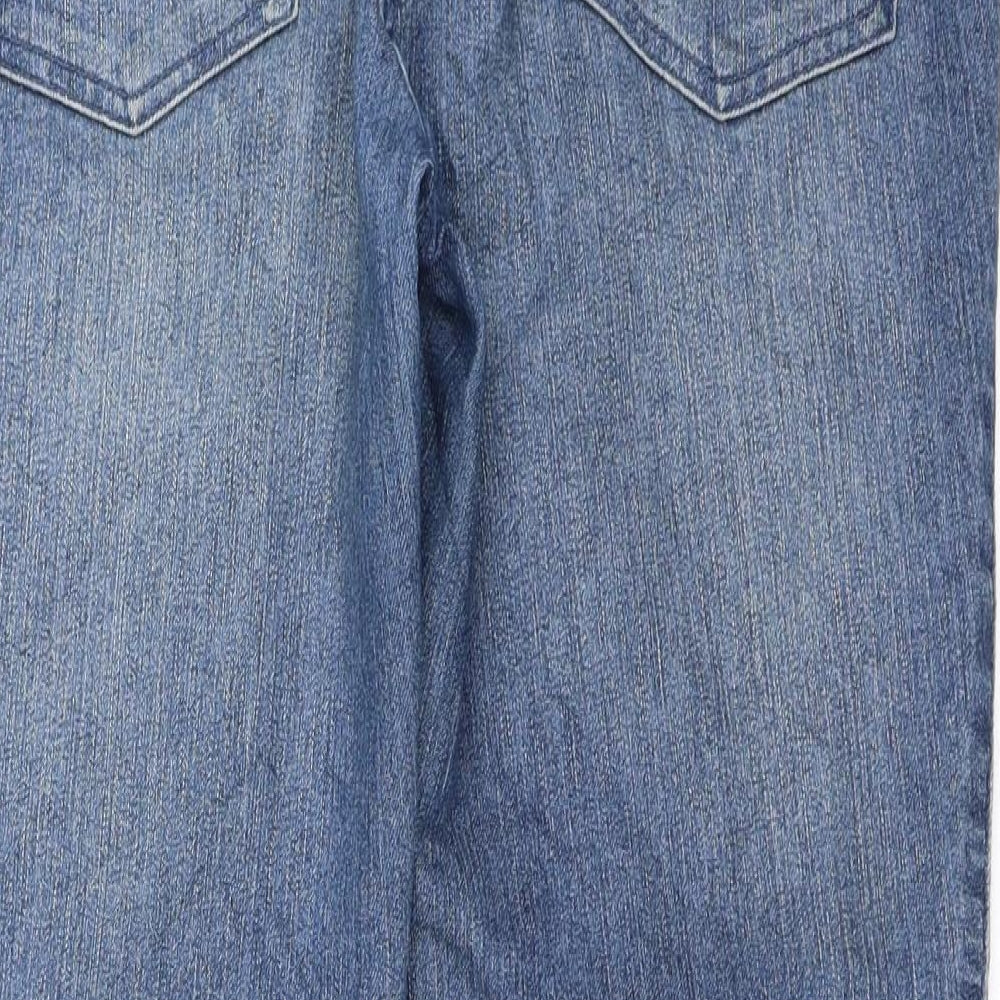 Vianni Womens Blue Denim Straight Jeans Size 40 L27 in