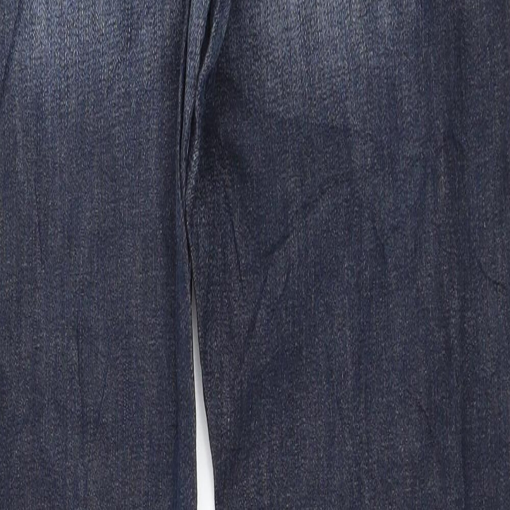 Skin Womens Blue Denim Straight Jeans Size 32 in L32 in