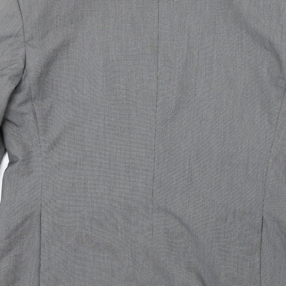 Burton Mens Grey Jacket Suit Jacket Size 36