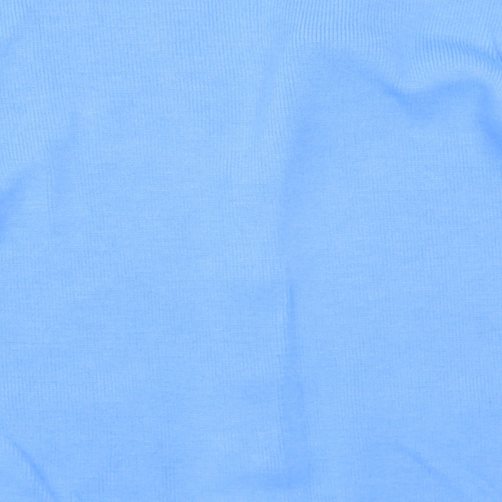 Care Womens Blue Cardigan Jumper Size M - Flowers