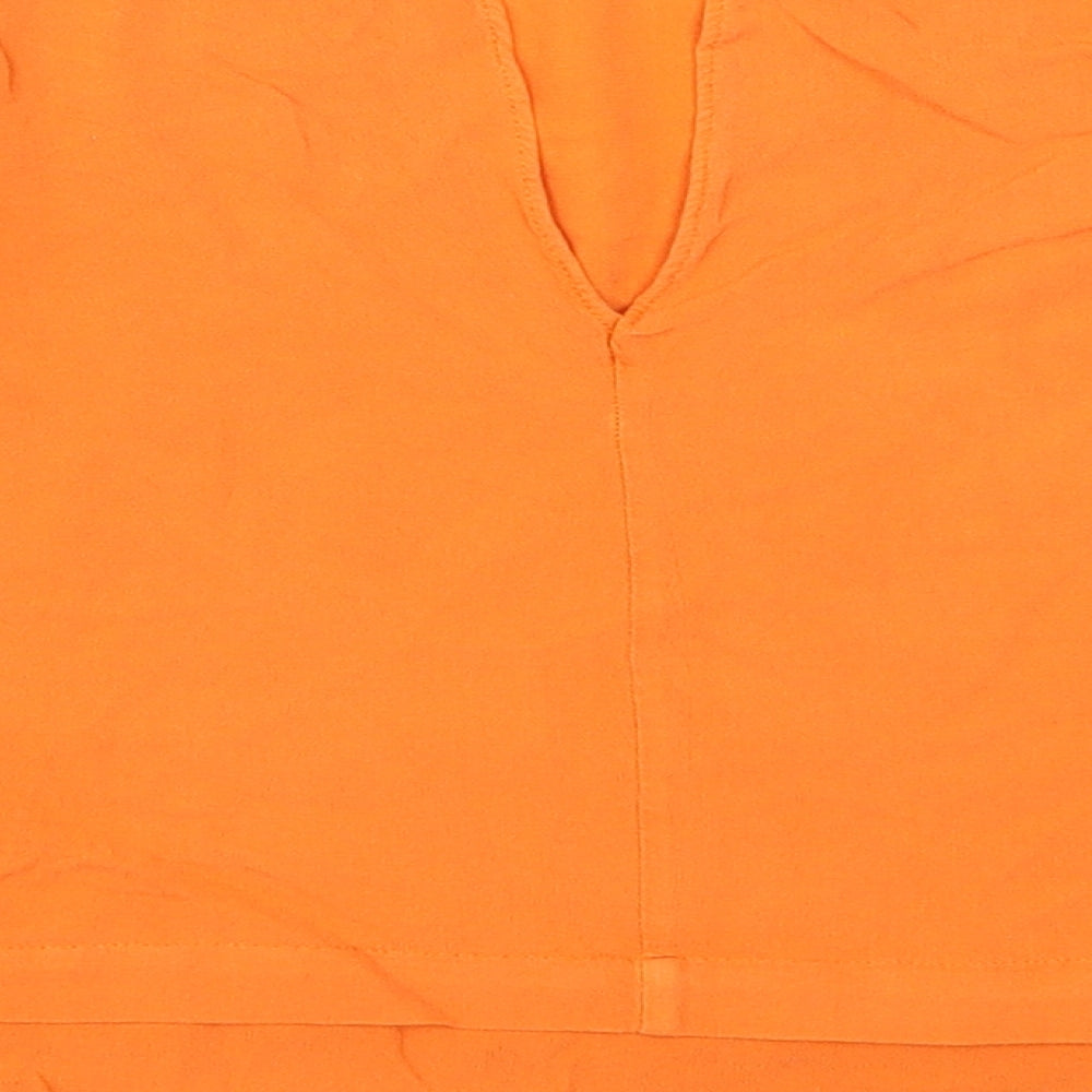 River Island Womens Orange Basic T-Shirt Size 10