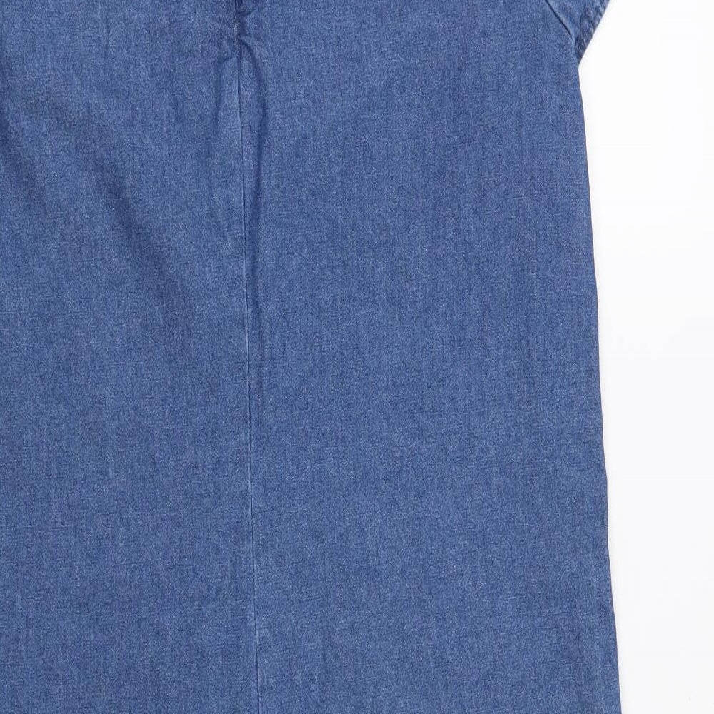 Zara Womens Blue Shift Size M