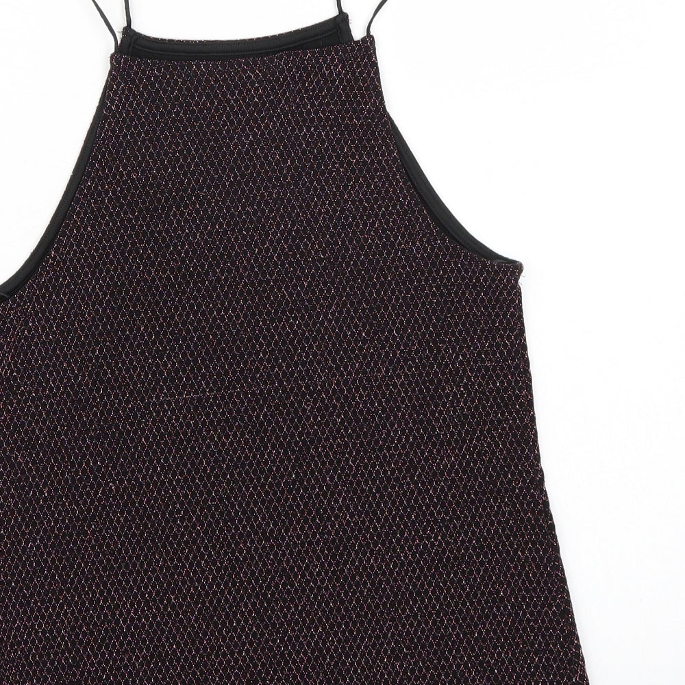 newlook Womens Black Basic Tank Size 8