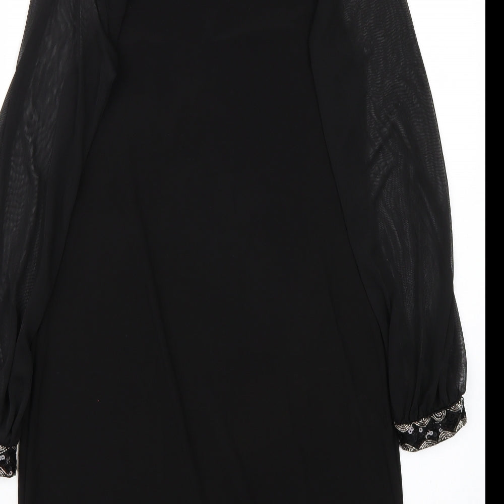 Dorothy Perkins Womens Black A-Line Size 8