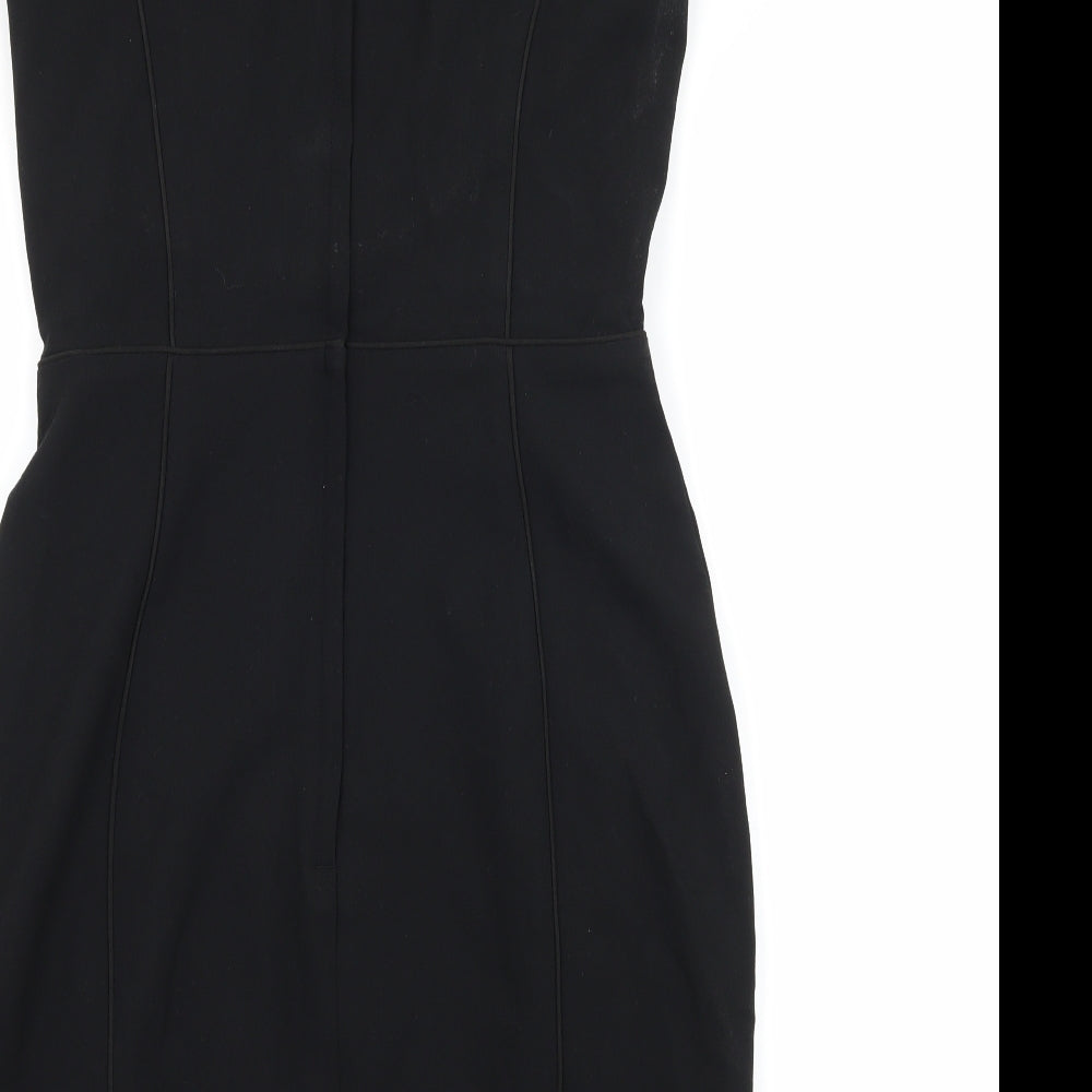 H&M Womens Black A-Line Size 8