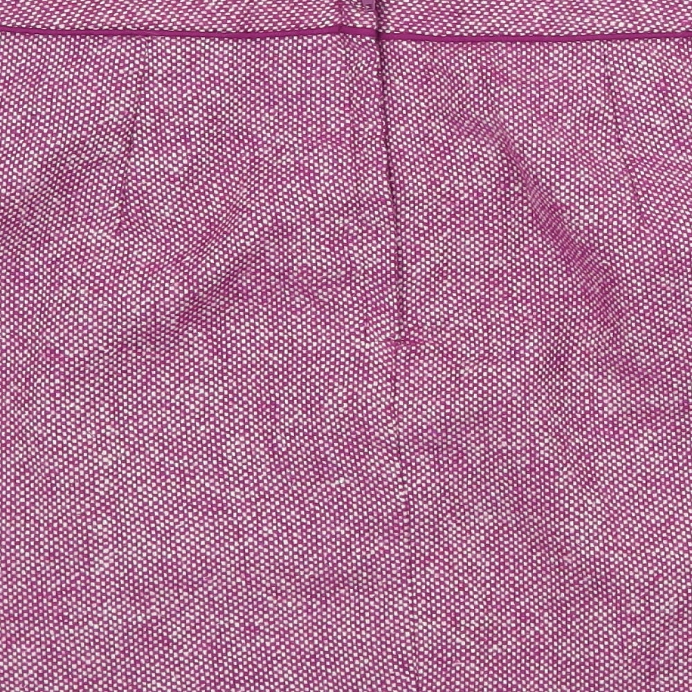 Preworn Womens Purple A-Line Skirt Size 28 in