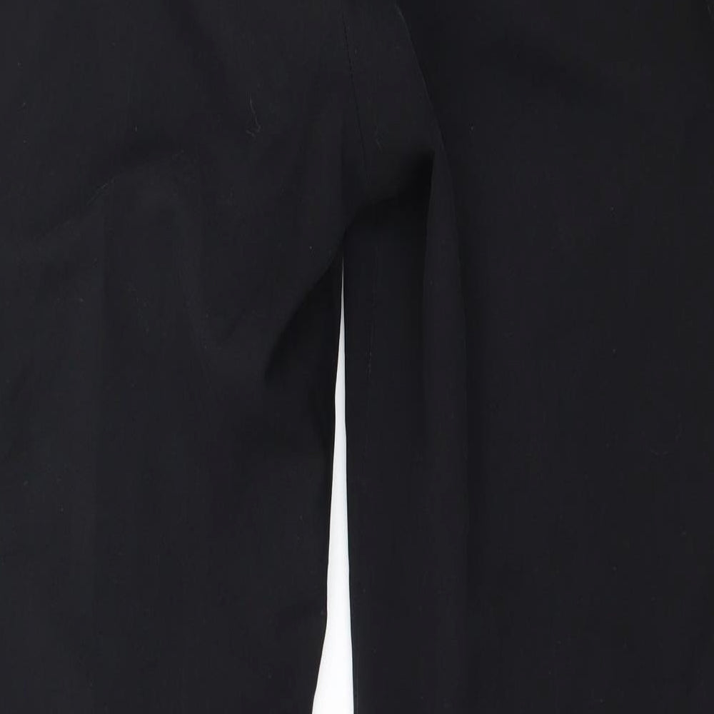 Marks and Spencer Womens Black Trousers Size 14 L20 in