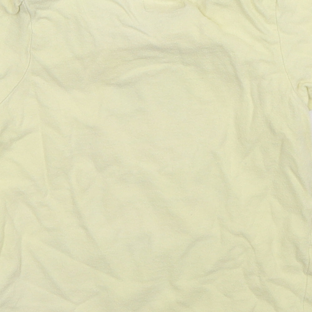 M&Co Girls Yellow Basic T-Shirt Size 2-3 Years