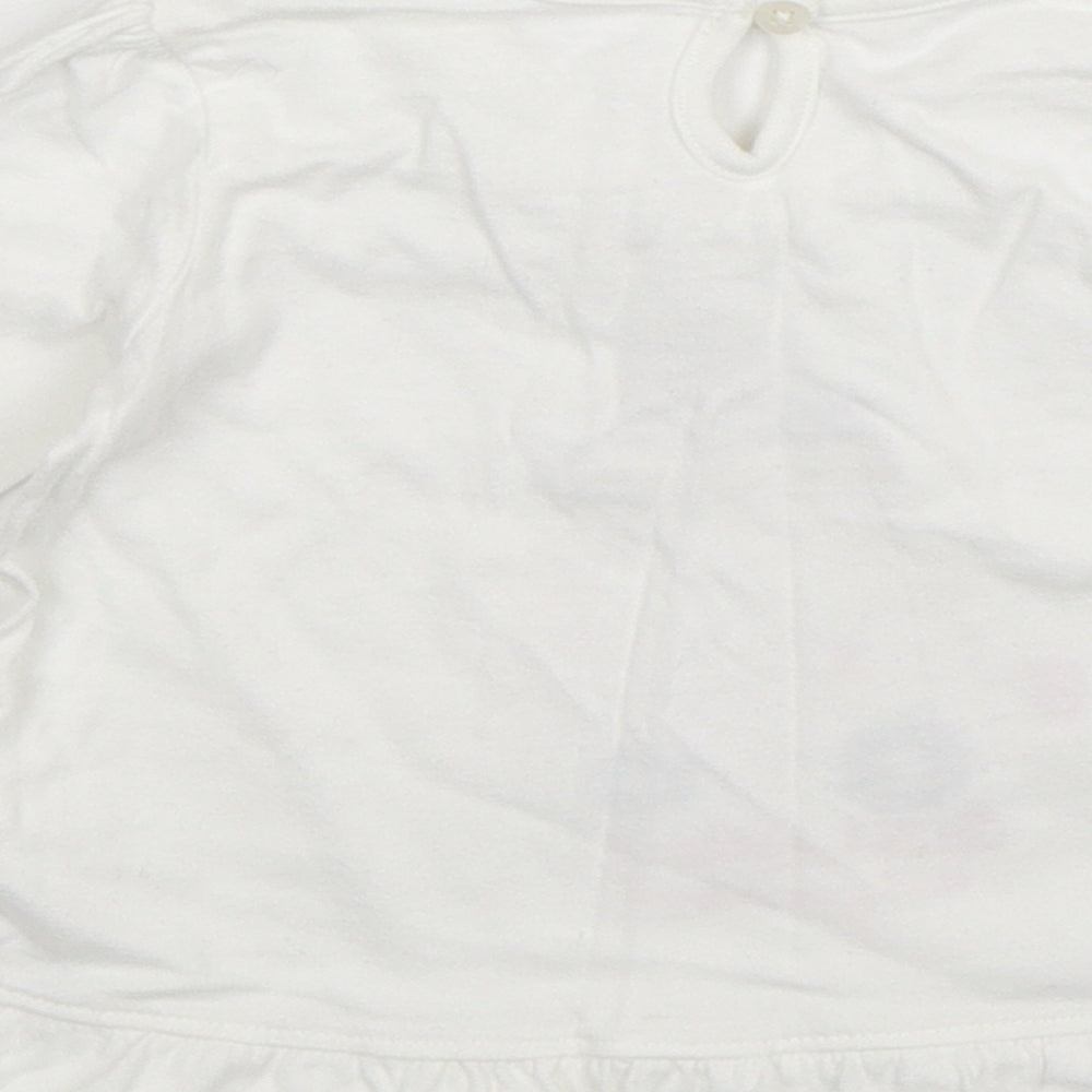 George Girls White T-Shirt Dress Size 12-18 Months