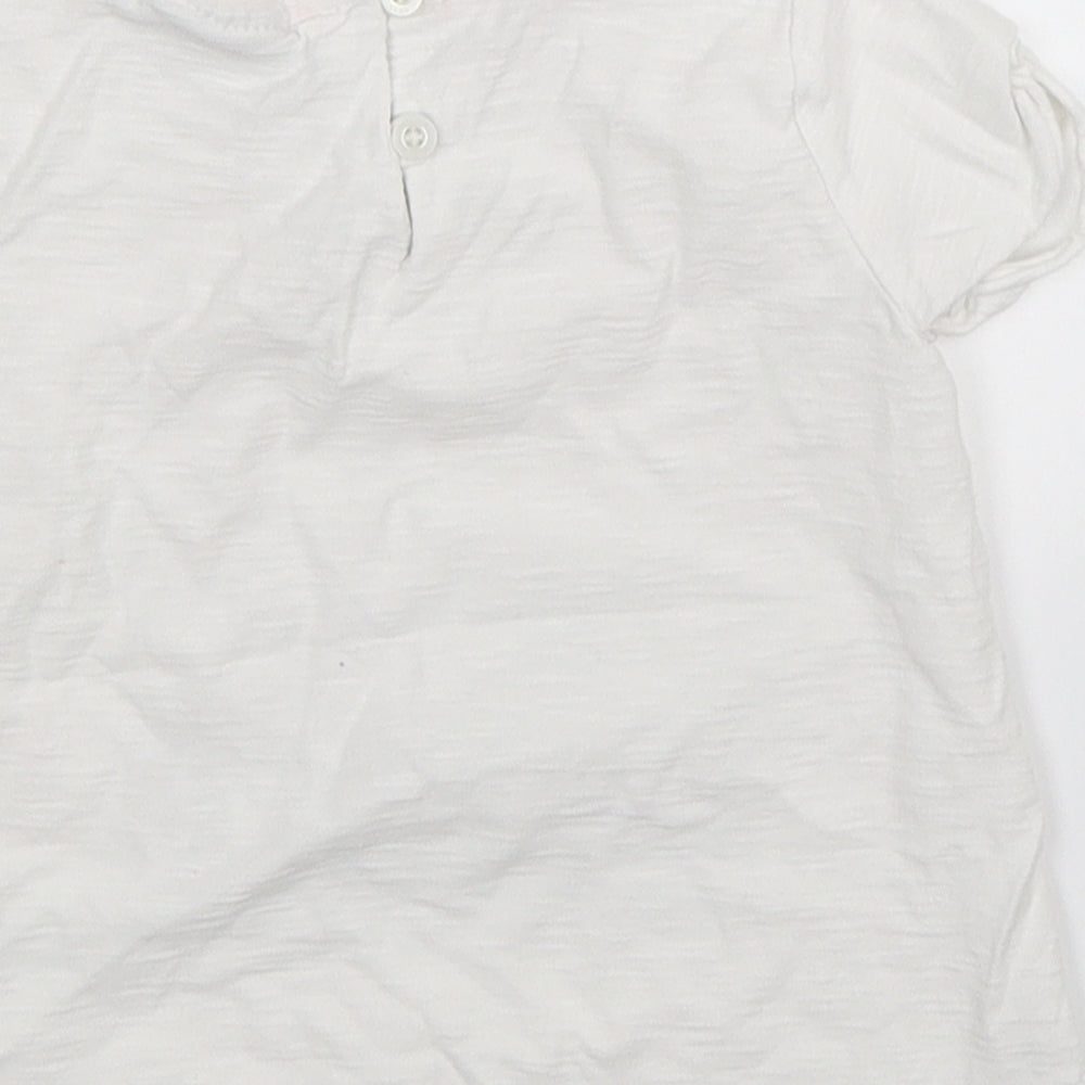 NEXT Baby White Basic T-Shirt Size 9-12 Months