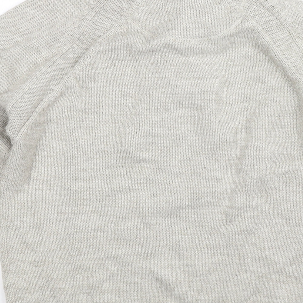 Industrialize Mens Grey Knit Pullover Jumper Size S