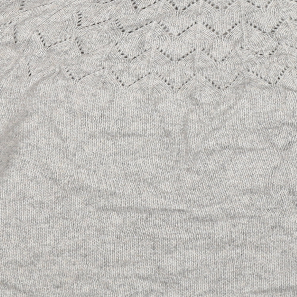 TU Womens Grey Knit Pullover Jumper Size 12