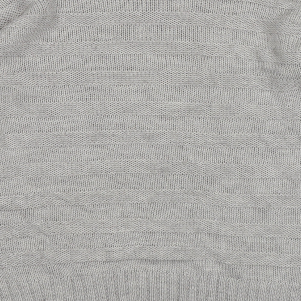 NEXT Womens Grey Knit Pullover Jumper Size S