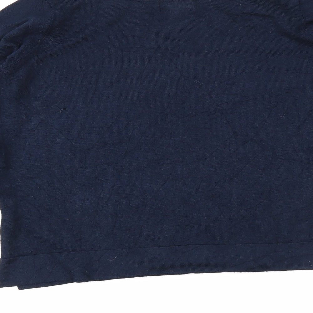 Broadway Womens Blue Pullover Jumper Size S