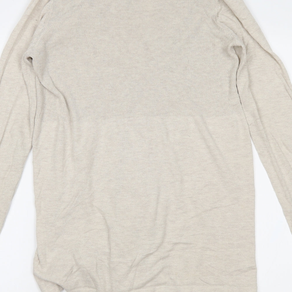 George Womens Beige Wrap Jumper Size 10