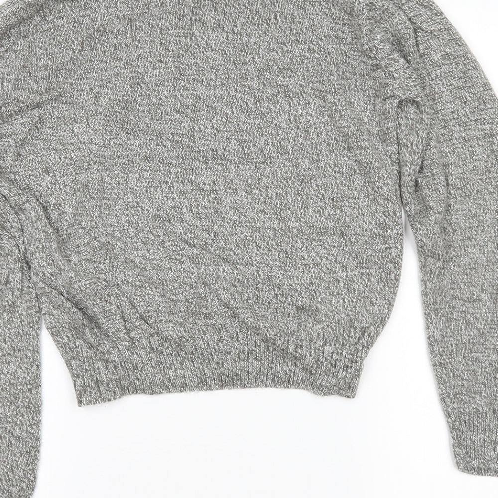 Damart Womens Grey Henley Jumper Size 8