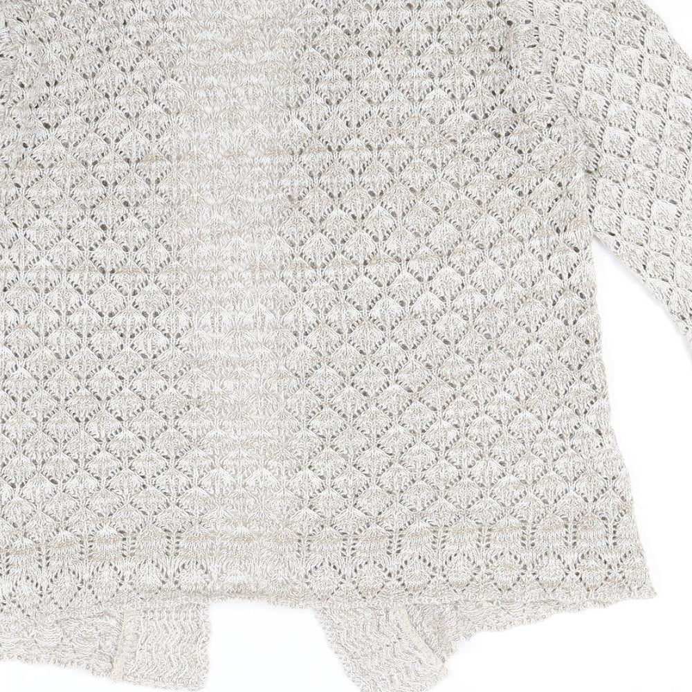 CHIC Womens Beige Cardigan Jumper Size XL
