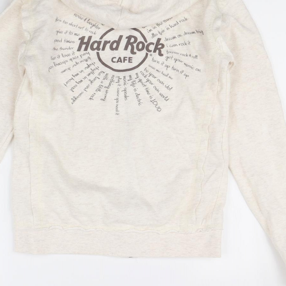 Primark Womens Beige Full Zip Hoodie Size S