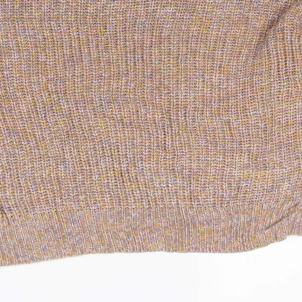 TU Womens Multicoloured Herringbone Pullover Jumper Size L