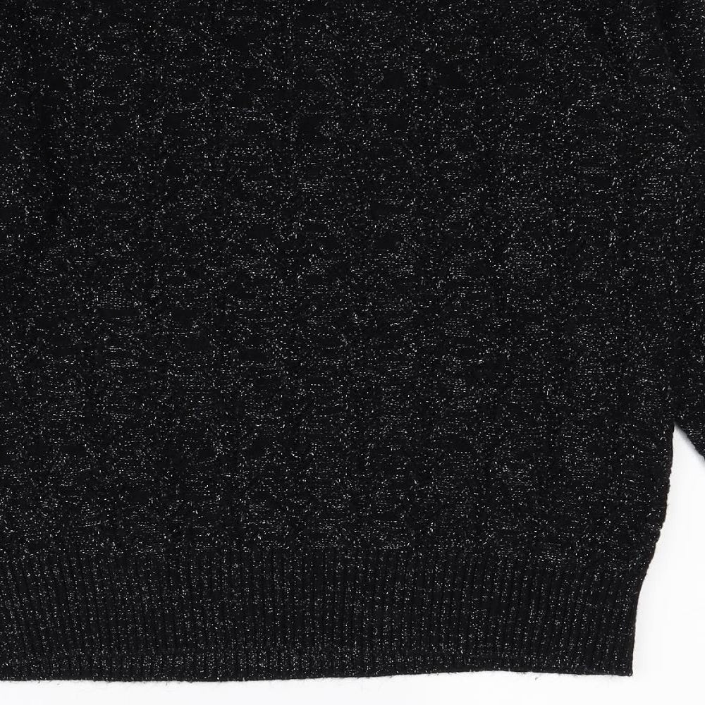 NEXT Womens Black Pullover Jumper Size M