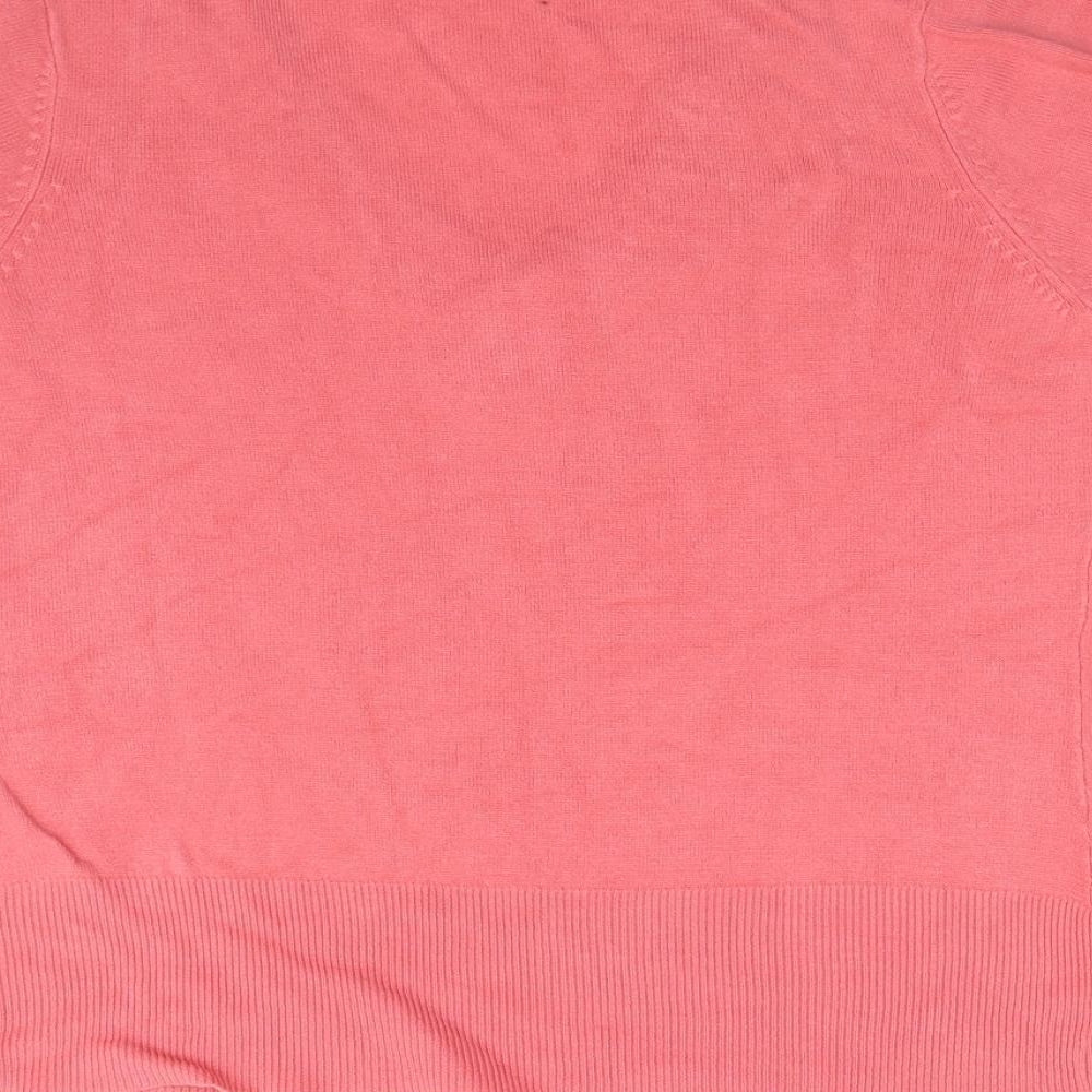 George Womens Pink Basic Blouse Size 16