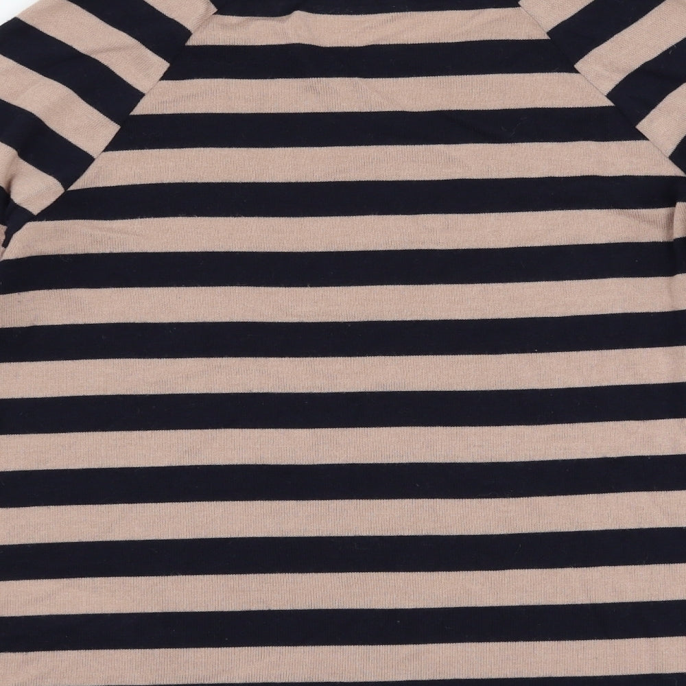 FC Jeans Womens Blue Striped Pullover Jumper Size S