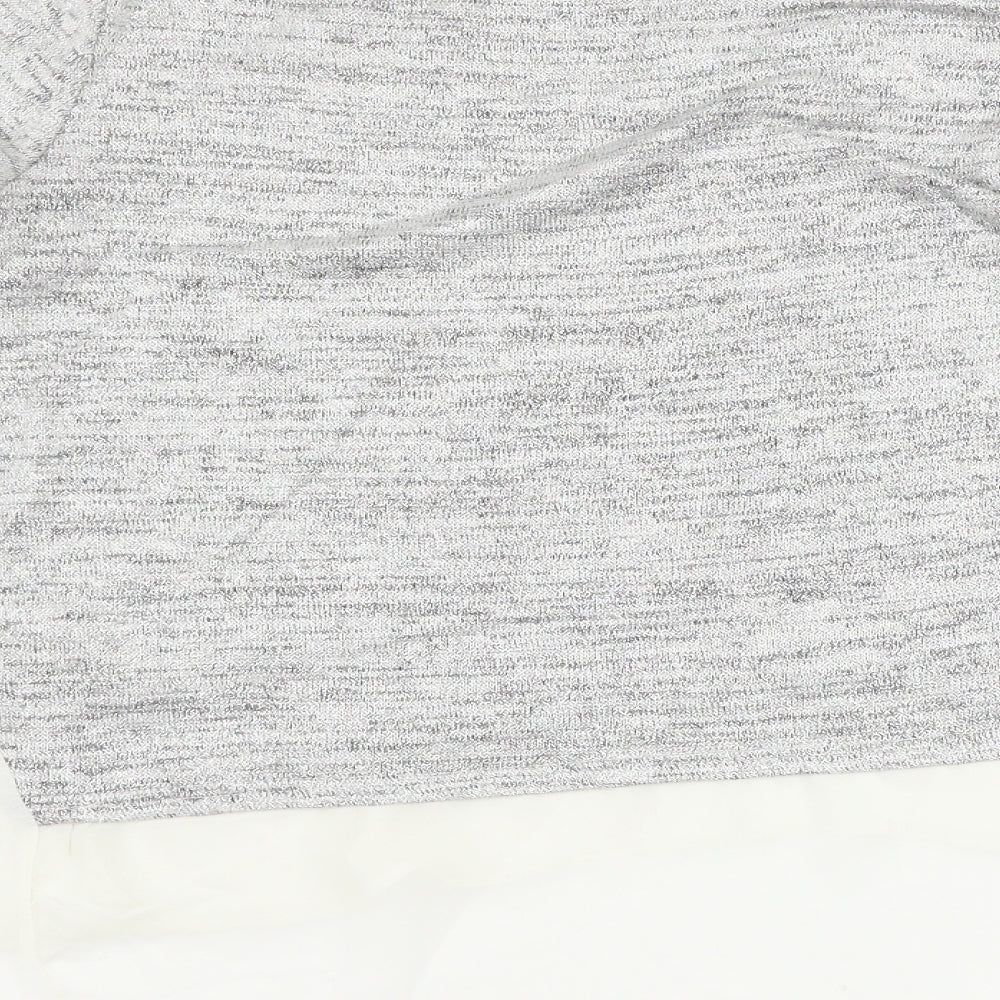 New Look Womens Silver Pullover Jumper Size 10