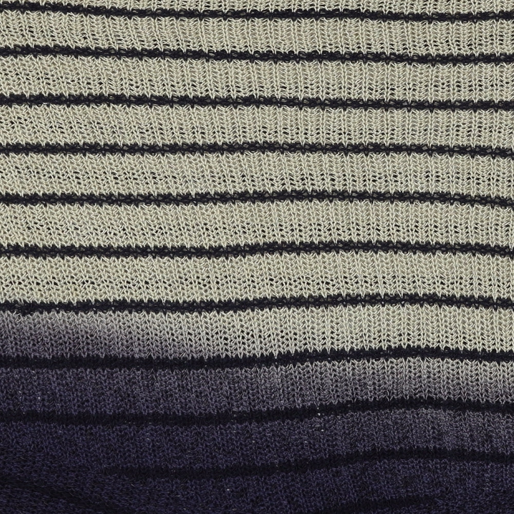Phase Eight Womens Beige Striped Pullover Jumper Size L