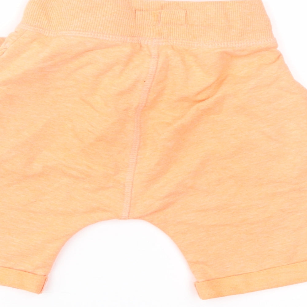 Next Boys Orange Jersey Sweat Shorts Size 2-3 Years