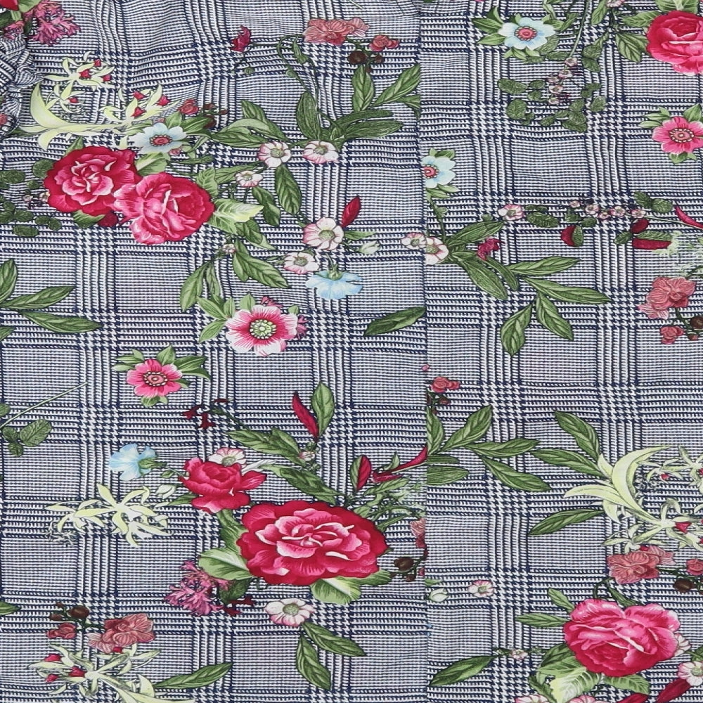 Jeuvre Womens Multicoloured Floral Basic Blouse Size S