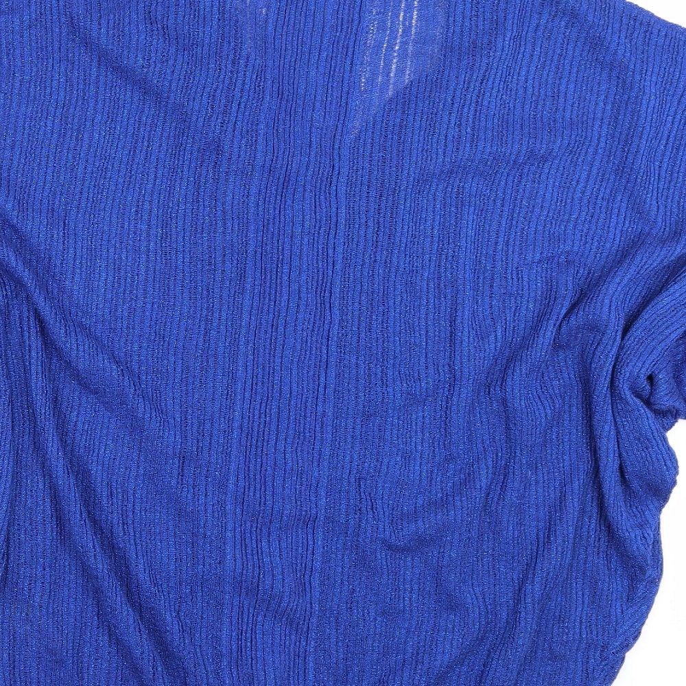 Planet Womens Blue Pullover Jumper Size M