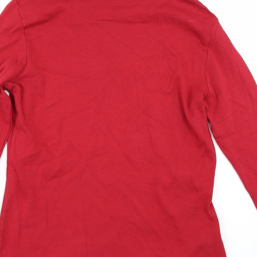 Papaya Womens Red Pullover Jumper Size 16