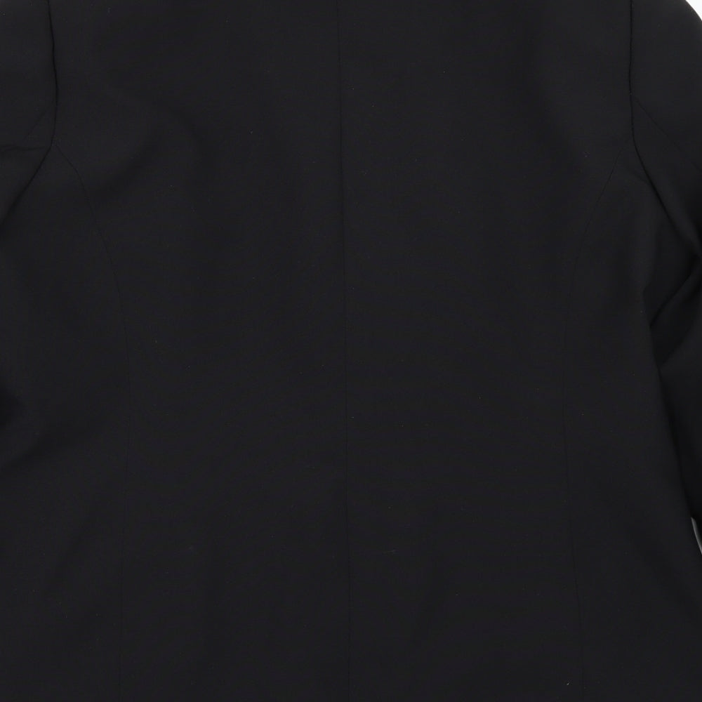 Preworn Womens Black Jacket Size 14 - `
