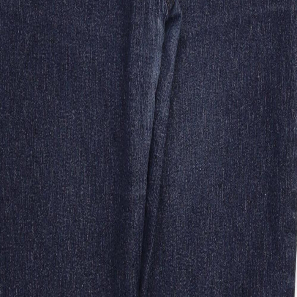Preworn Womens Blue Straight Jeans Size 28 in L27 in