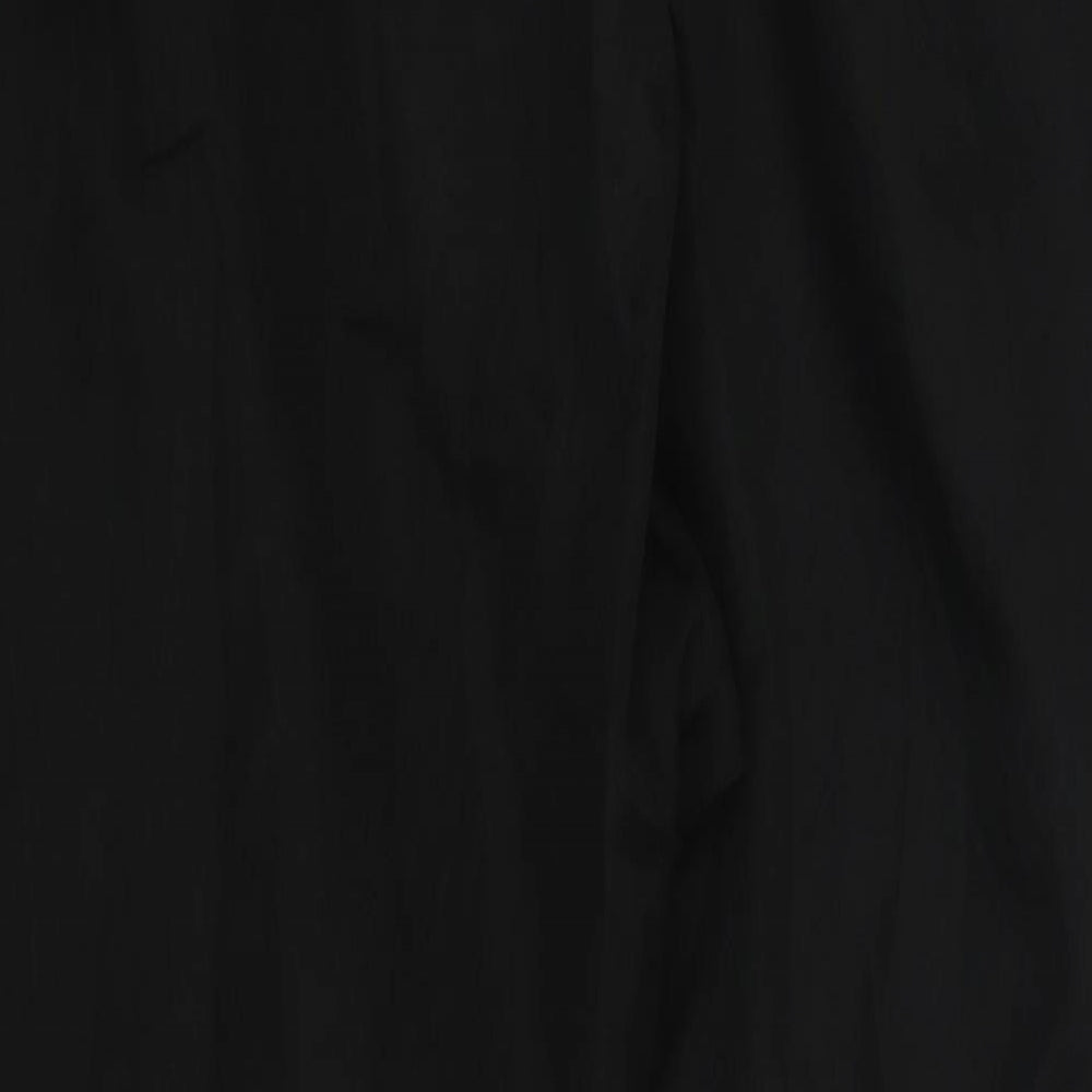 DENIM Womens Black Trousers Size 12 L26 in