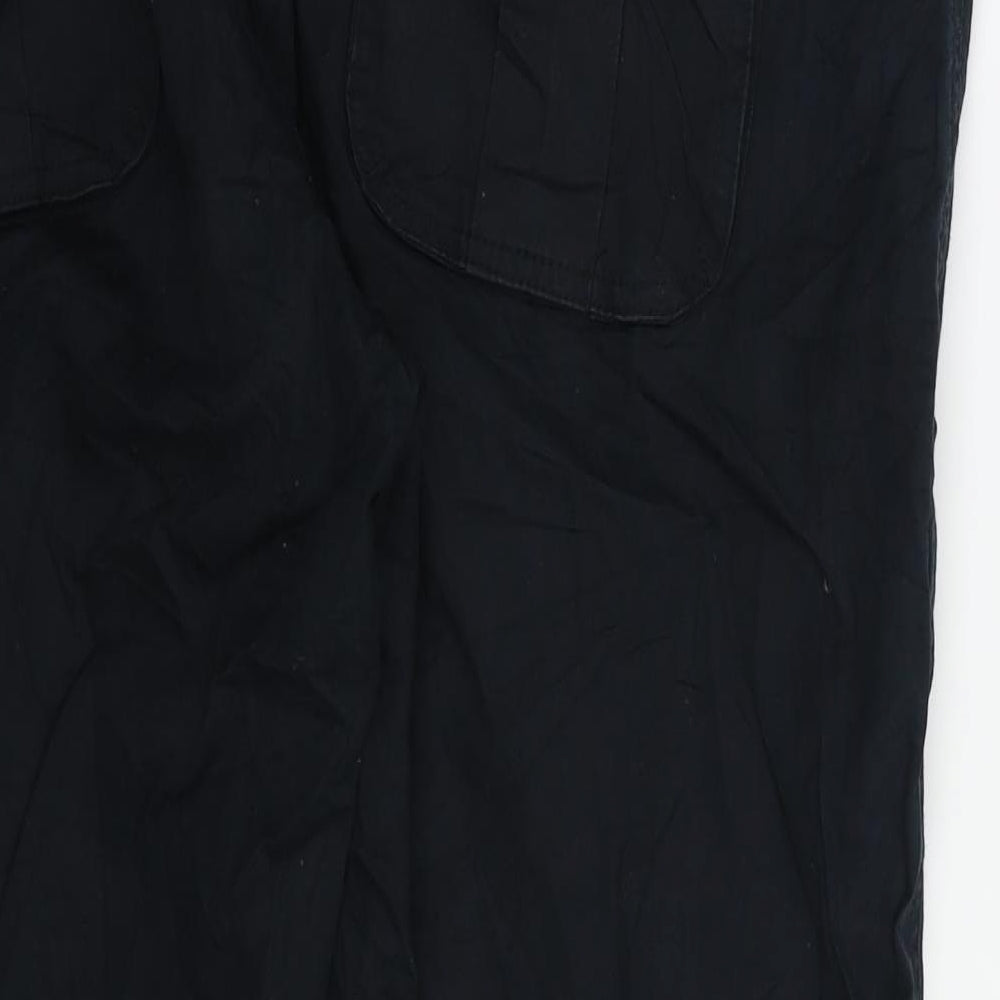 tinster Womens Black Trousers Size 18 L25 in