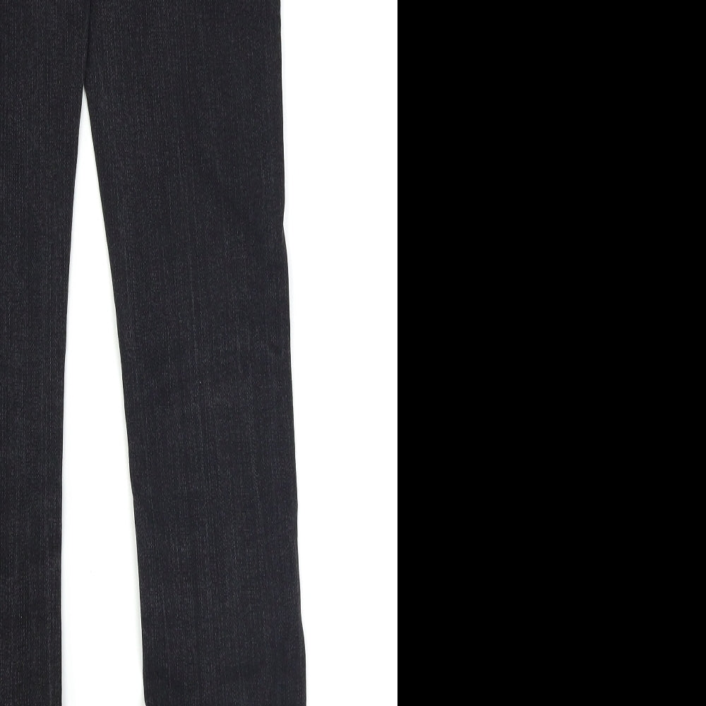 Falmer Womens Black Denim Skinny Jeans Size 8 L29 in