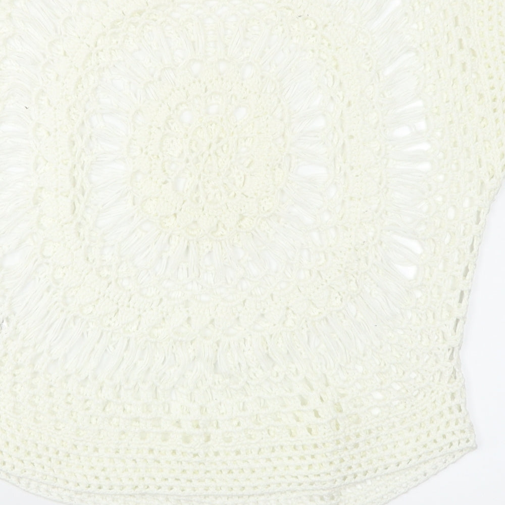 Select Womens White Pullover Jumper Size M
