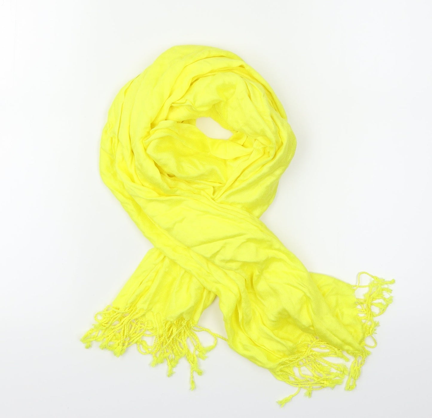 Preworn Womens Yellow Scarf
