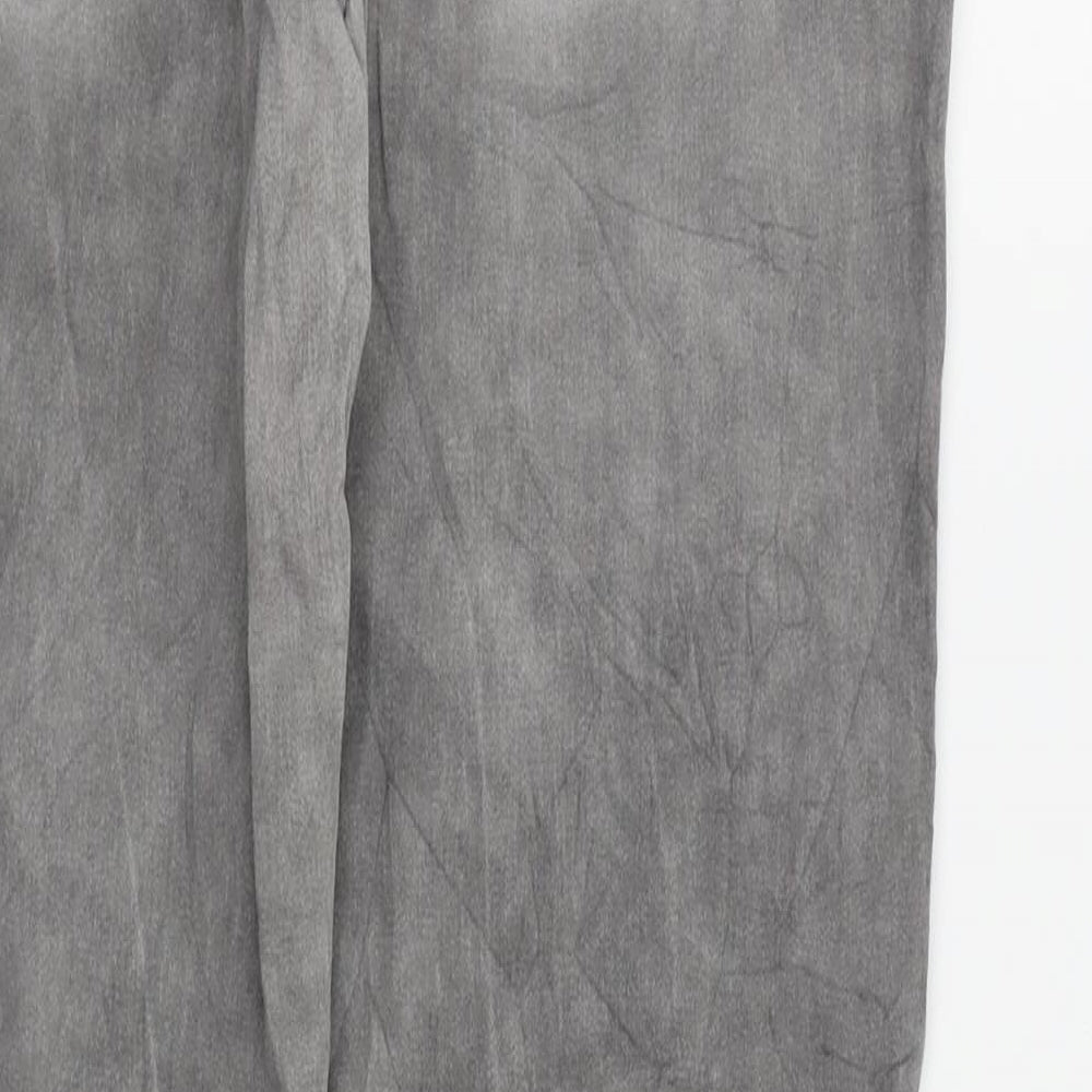 UpFashion Womens Grey Skinny Jeans Size 12 L27.5 in