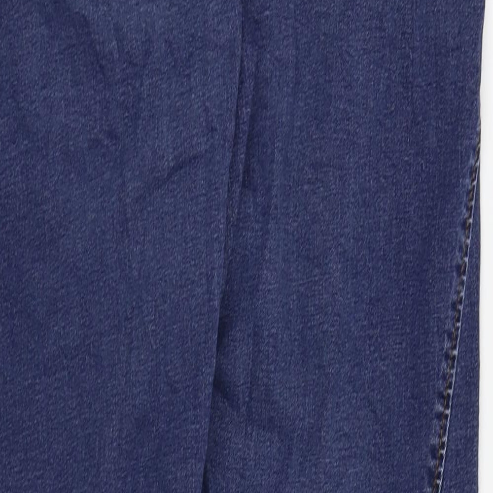 zavanna Womens Blue Straight Jeans Size 32 in L29 in