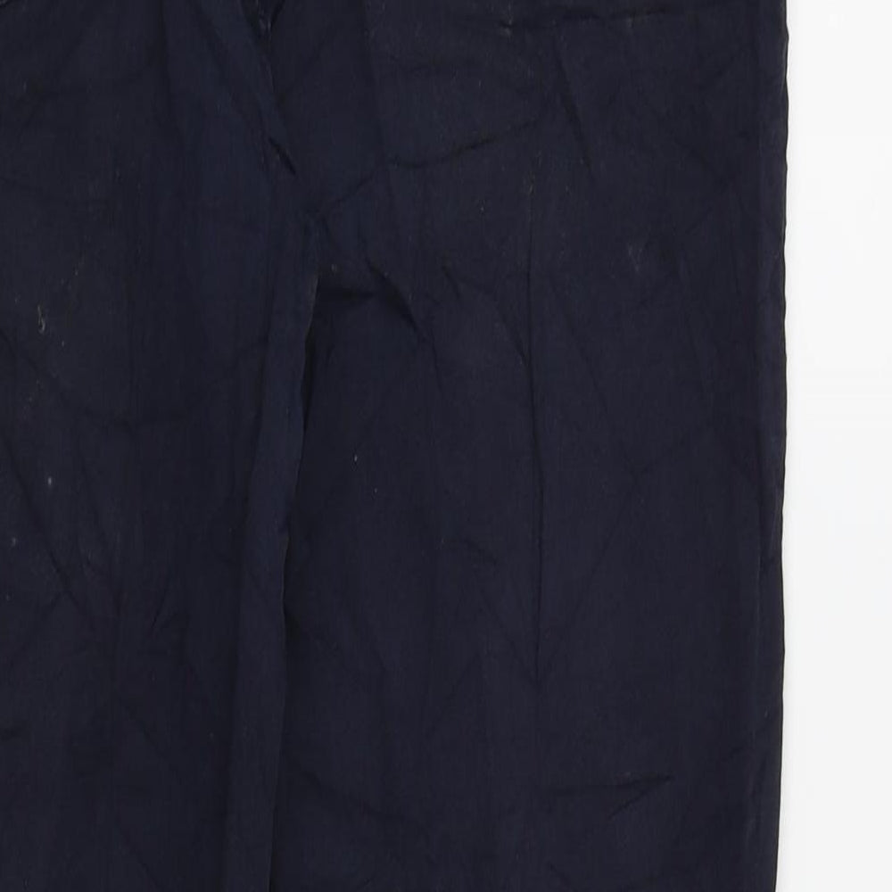 OLE Womens Blue Houndstooth Skinny Jeans Size 10 L25 in