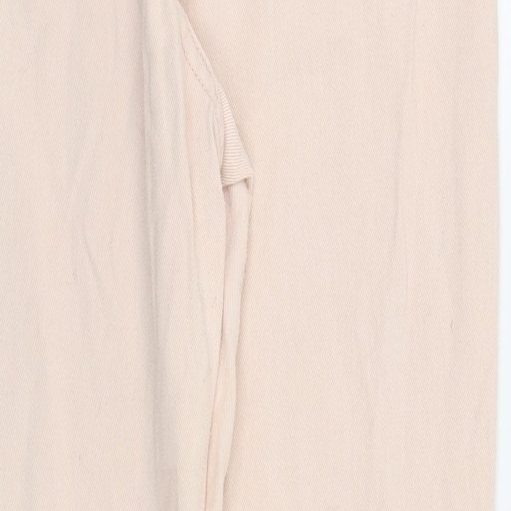 Boohoo Womens Pink Skinny Jeans Size 12 L25 in