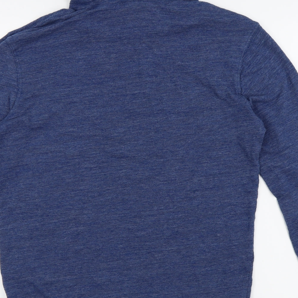 Indigo Mens Blue Pullover Jumper Size XS
